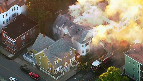 Una serie de explosiones de gas en el estado de Massachusetts